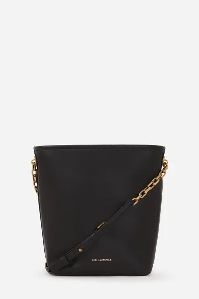 Kabelka Karl Lagerfeld K/Autograph Sm Bucket Black/Gold