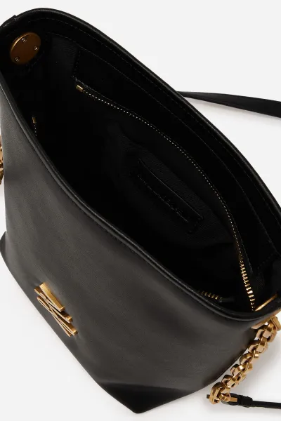 Kabelka Karl Lagerfeld K/Autograph Sm Bucket Black/Gold