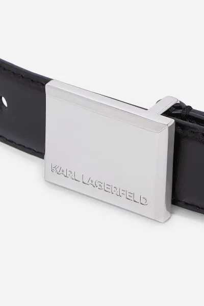 Opasok Karl Lagerfeld K/Forever H2.5 Belt Black