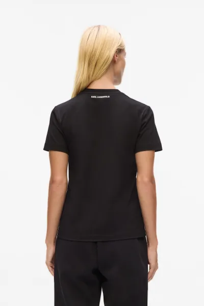 Tričko Karl Lagerfeld Ikon Seasonal Rs T-Shirt Gift Black
