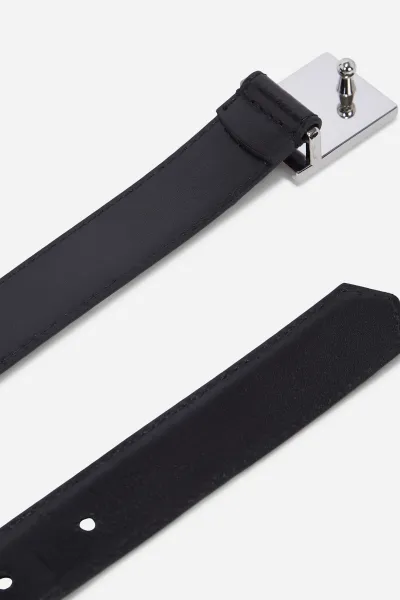 Opasok Karl Lagerfeld K/Forever H2.5 Belt Black