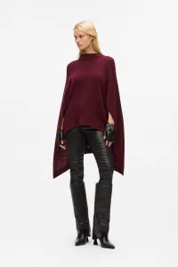 Sveter Karl Lagerfeld Polo Knit Cape Windsor Burgundy
