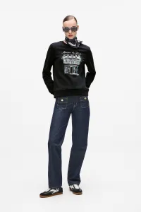 Mikina Karl Lagerfeld Paris Sketch Store Sweatshirt Black