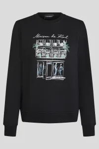 Mikina Karl Lagerfeld Paris Sketch Store Sweatshirt Black