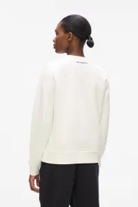 Mikina Karl Lagerfeld Ikon Sketch C Sweatshirt Cannoli Cream