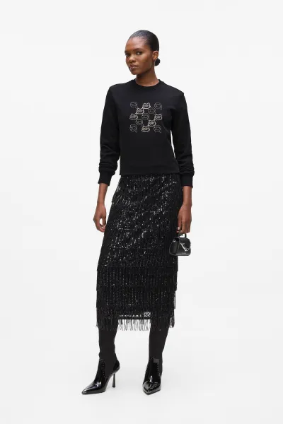 Mikina Karl Lagerfeld Ikon Seasonal Rs Sweatshirt Black
