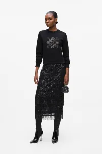 Mikina Karl Lagerfeld Ikon Seasonal Rs Sweatshirt Black