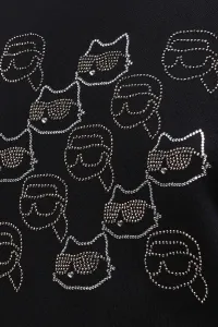 Mikina Karl Lagerfeld Ikon Seasonal Rs Sweatshirt Black
