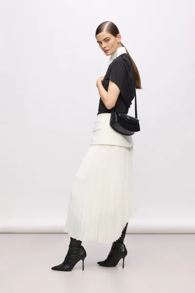 Crossbody Karl Lagerfeld K/Studio Cb Croc Black-Nickel