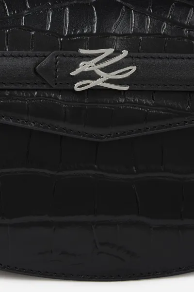 Crossbody Karl Lagerfeld K/Studio Cb Croc Black-Nickel