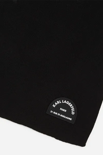 Šál Karl Lagerfeld K/Rsg Scarf Black