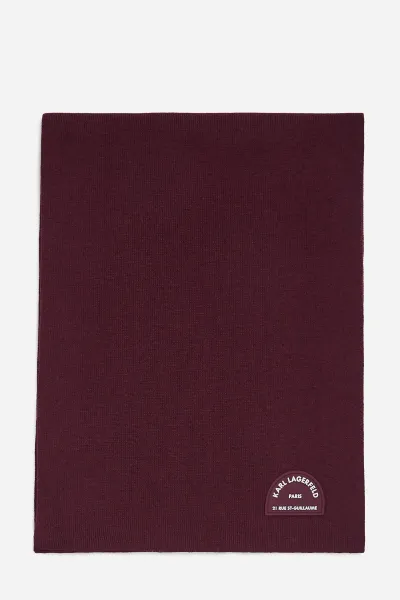 Šál Karl Lagerfeld K/Rsg Scarf Windsor Burgundy