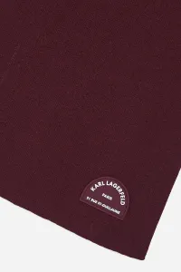 Šál Karl Lagerfeld K/Rsg Scarf Windsor Burgundy