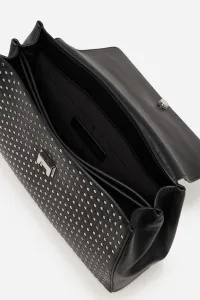 Kabelka Karl Lagerfeld Ikon/K Top Handle Studs Black Embellishment