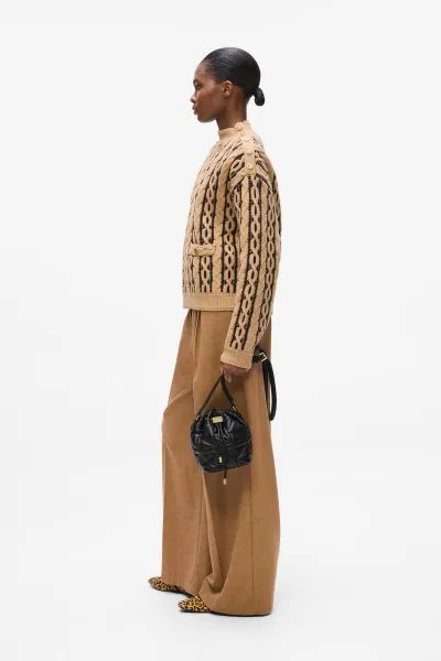Kabelka Karl Lagerfeld K/Kuilt Bucket Black/Gold