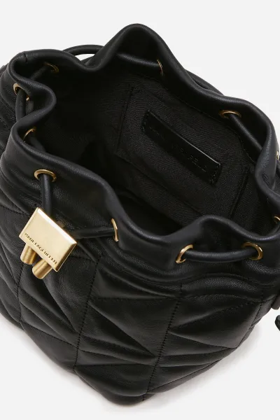 Kabelka Karl Lagerfeld K/Kuilt Bucket Black/Gold