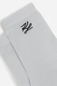 Ponožky Karl Lagerfeld Autograph Lurex 2 Socks 2P Black/White