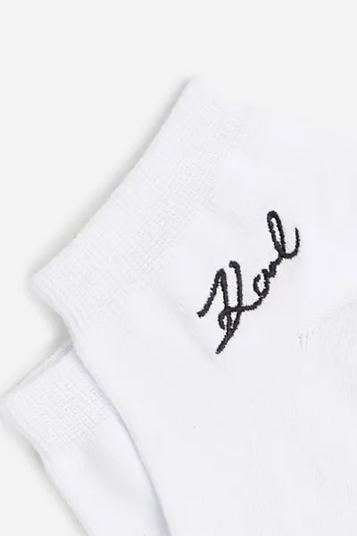Ponožky Karl Lagerfeld K/Signature Sneaker Sock 3P Black/White/Grey