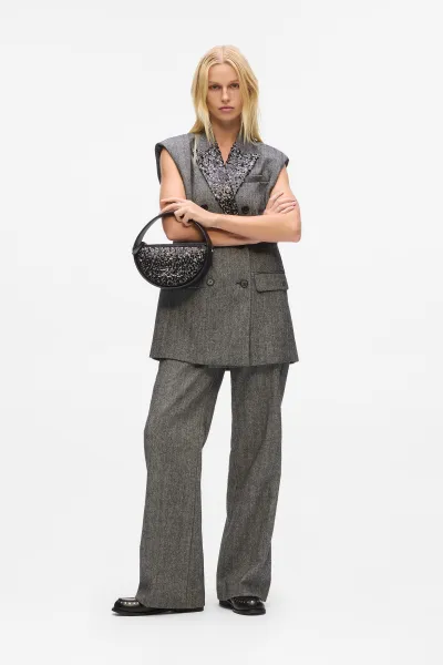 Crossbody Karl Lagerfeld K/Signature Herrin Round Cb Herringbone Sequins