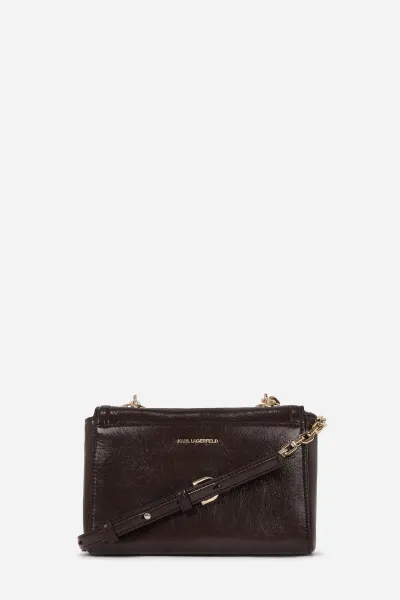 Crossbody Karl Lagerfeld K/Autograph Sm Cb Naplak Tobacco