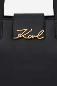 Kabelka Karl Lagerfeld K/Signature Sm Tote Black/Gold