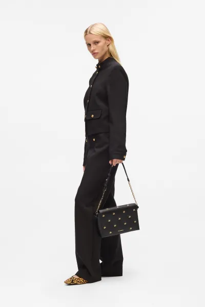 Kabelka Karl Lagerfeld K/Autograph Shoulderbag Pins Black Embellishment