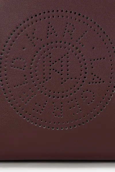 Kabelka Karl Lagerfeld K/Circle Sm Bucket Perforated Windsor Burgundy