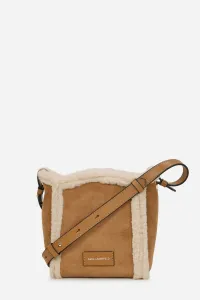 Kabelka Karl Lagerfeld K/Circle Sm Bucket Shearling Caramel