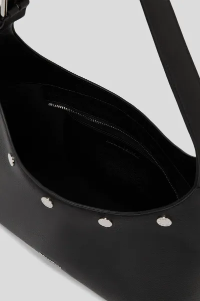 Kabelka Karl Lagerfeld K/Rocky Marais Hobo Black-Nickel
