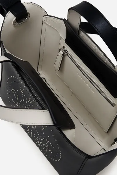 Kabelka Karl Lagerfeld K/Circle Sm Tote Studs Black