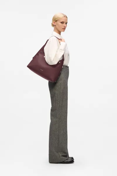 Kabelka Karl Lagerfeld K/Rocky Marais Hobo Windsor Burgundy