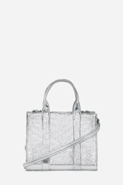 Kabelka Karl Lagerfeld K/Rsg Mini Sq Wrinkle Tote Silver