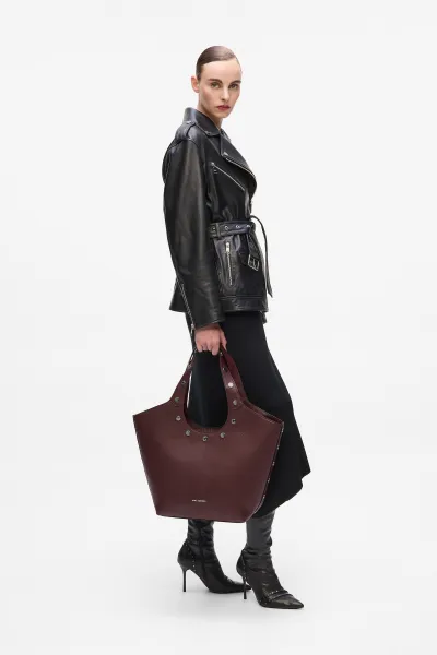 Kabelka Karl Lagerfeld K/Rocky Marais Md Tote Windsor Burgundy