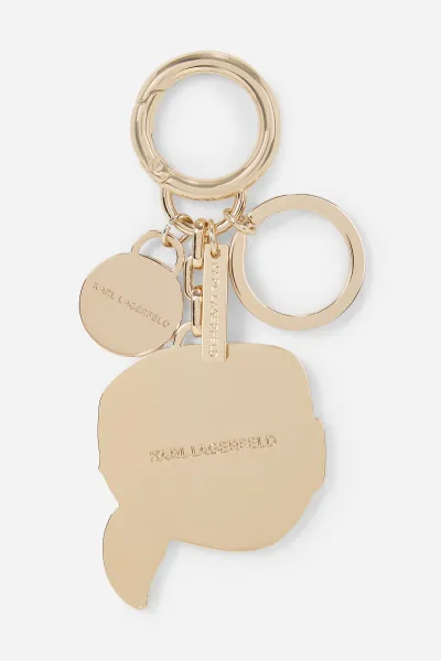 Kľúčenka Karl Lagerfeld Ikon Rhinestones Keychain Gold