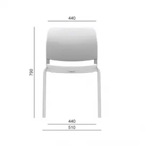 LD SEATING Konferenčná stolička DUO, DU-01-N7, bronzová kostra