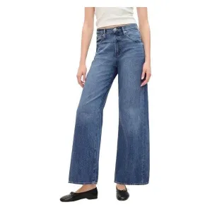 GAP V-HR WIDE LEG MED FRISCO Dámske džínsy, modrá, veľkosť