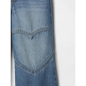GAP V-WIDE LEG HEARTS Detské džínsy, modrá, veľkosť