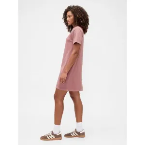 GAP V-FRCH LOGO TEE DRESS Dámske šaty, ružová, veľkosť