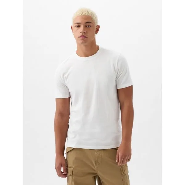 GAP V-EVERYDAY SOFT CREW - SOLID Unisex tričko, biela, veľkosť