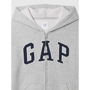 GAP V-BAS HERITAGE FZ Chlapčenská mikina, sivá, veľkosť
