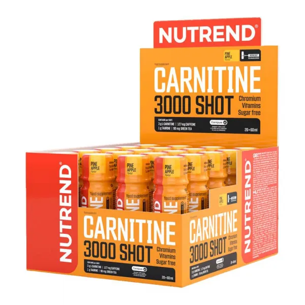 Nutrend Carnitine 3000 SHOT 20x60 ml pomaranč