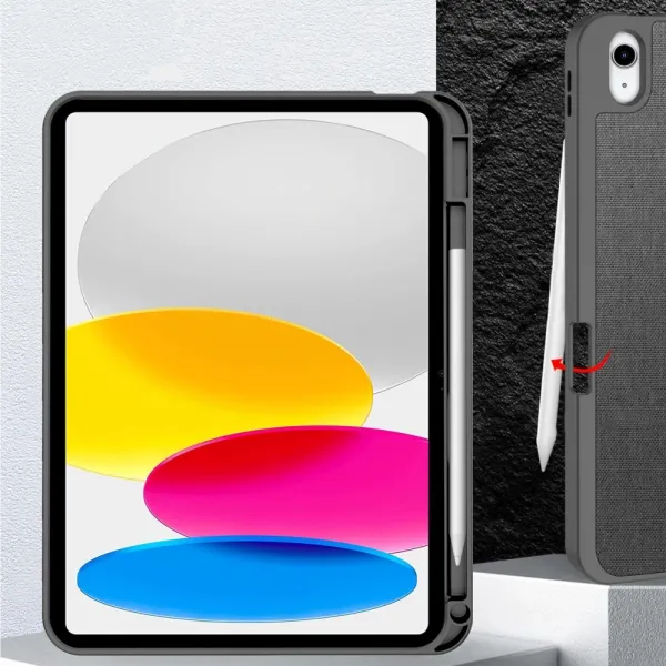 Tech-Protect SC Pen Canvas puzdro na iPad 10.9'' 10gen 2022 / 11'' 11gen 2025, sivé