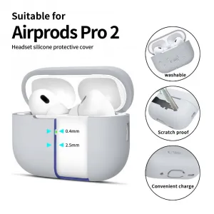 Tech-Protect Silikónové puzdro, Apple AirPods Pro 1 / 2, šedé
