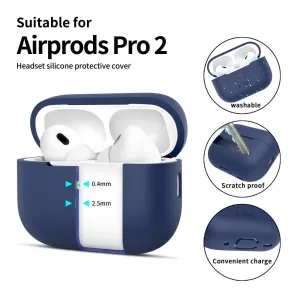 Tech-Protect Silikónové puzdro, Apple AirPods Pro 1 / 2, modré