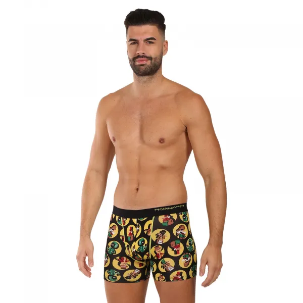 Pánske boxerky 69SLAM Gilbert fit bamboo SPOTLIGHT (MPBSHO-BB) M, trenky