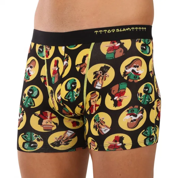 Pánske boxerky 69SLAM Gilbert fit bamboo SPOTLIGHT (MPBSHO-BB) M, trenky