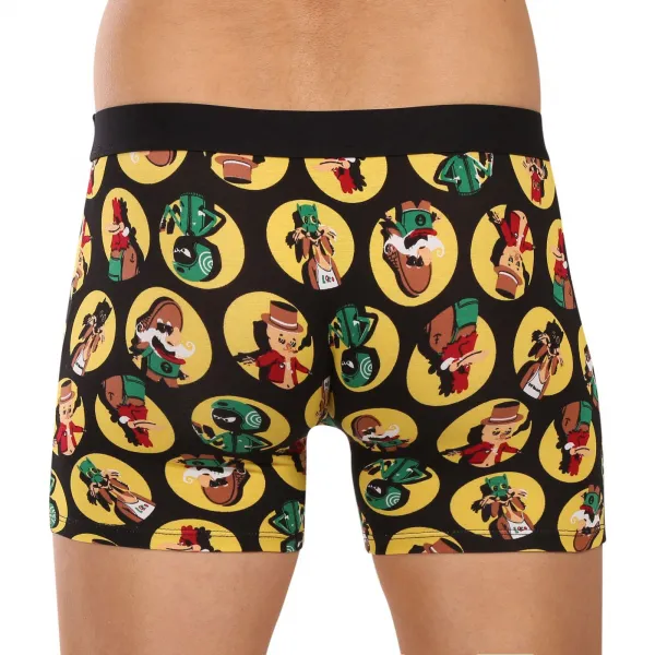 Pánske boxerky 69SLAM Gilbert fit bamboo SPOTLIGHT (MPBSHO-BB) M, trenky