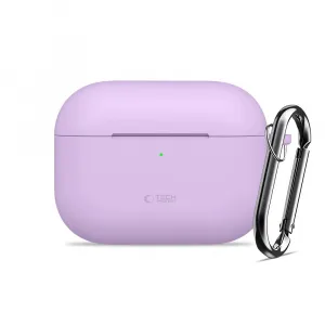 Tech-Protect Silikónové puzdro, Apple AirPods Pro 3, fialové