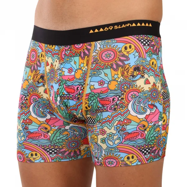 Pánske boxerky 69SLAM Dylan TROPICAL LAH (MBYTCL-PO) S, trenky