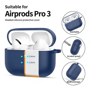 Tech-Protect Silikónové puzdro, Apple AirPods Pro 3, modré